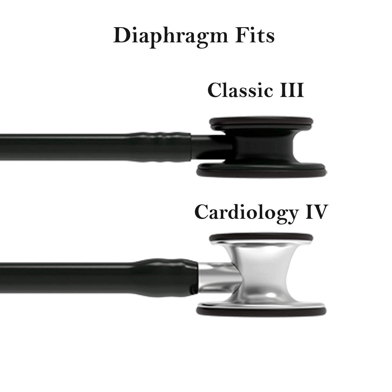 Adult Stethoscope Diaphragm Replacement – Fits Cardiology IV (4) Classic III…