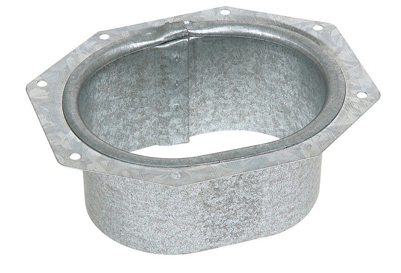 Amerimax 21051 Metallic Aluminum C-Style Downspout Outlet 1.5 H x 3 W x 2 L in.