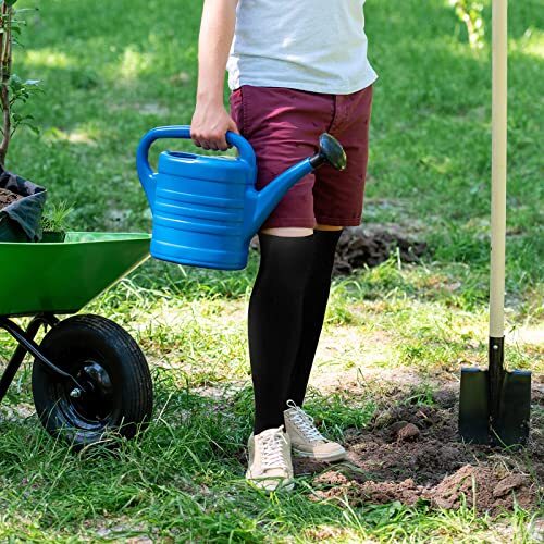 Cut Resistant Leg Sleeves Bite-Proof Protective Leg Sleeves for Welding, Black
