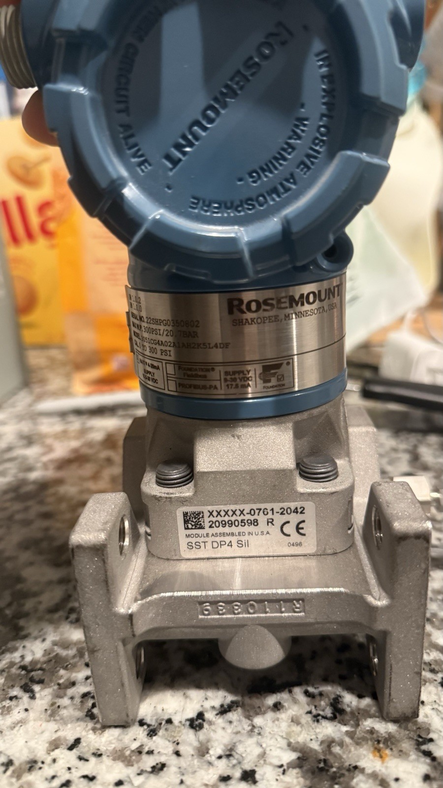 Rosemount 3051CD Differential Pressure Transmitter 3051CD4A02A1AH2K5L4DF