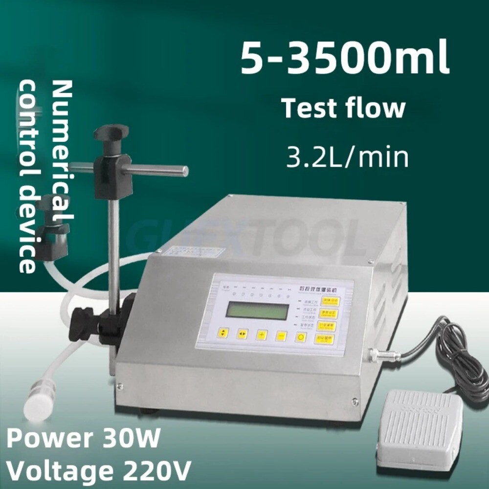 5-3500ml Pneumatic Liquid Filling Machine (intelligent/automatic Cleaning Model)