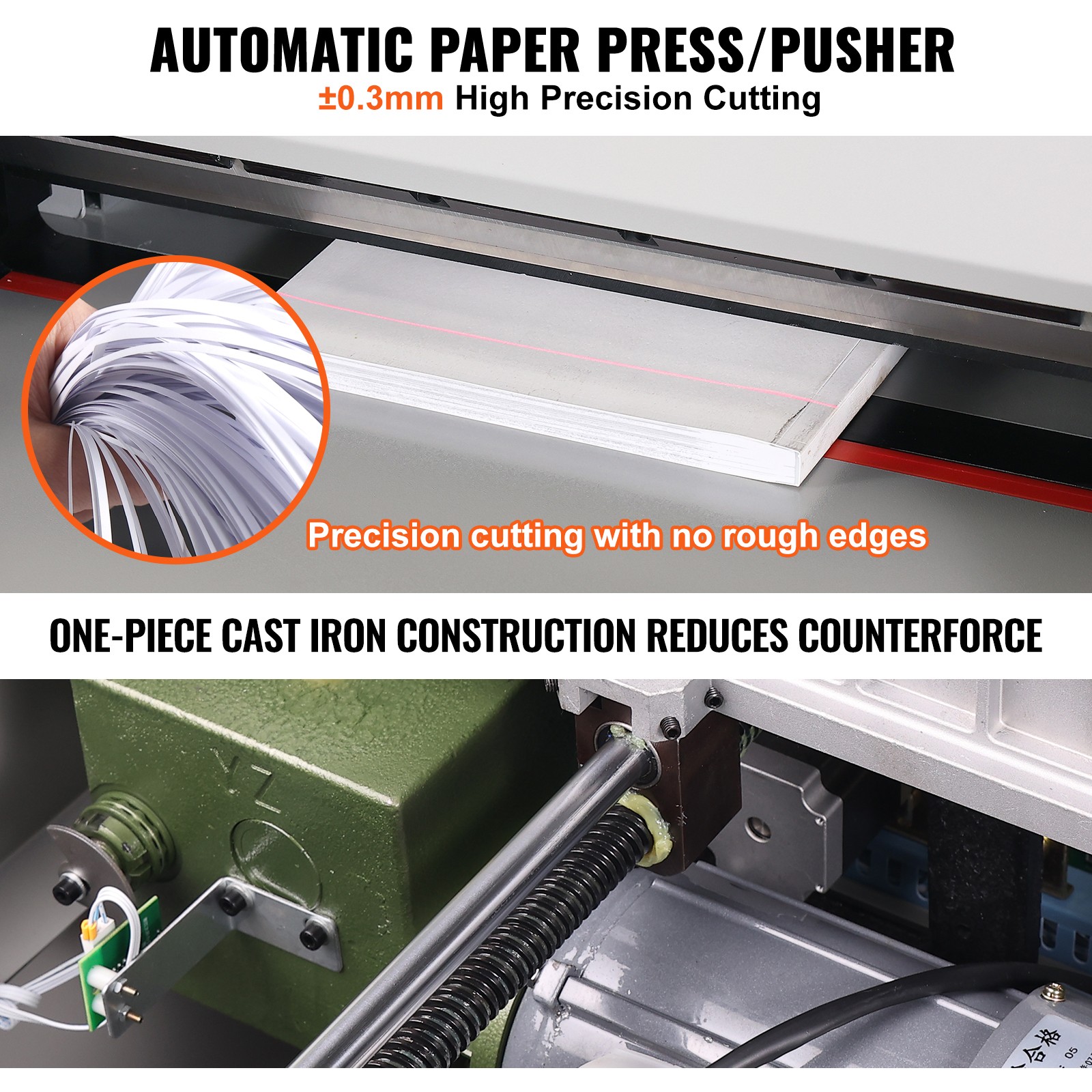 Uimoso 18-Inch Electric Paper Cutter for Office Use, Heavy Duty Design