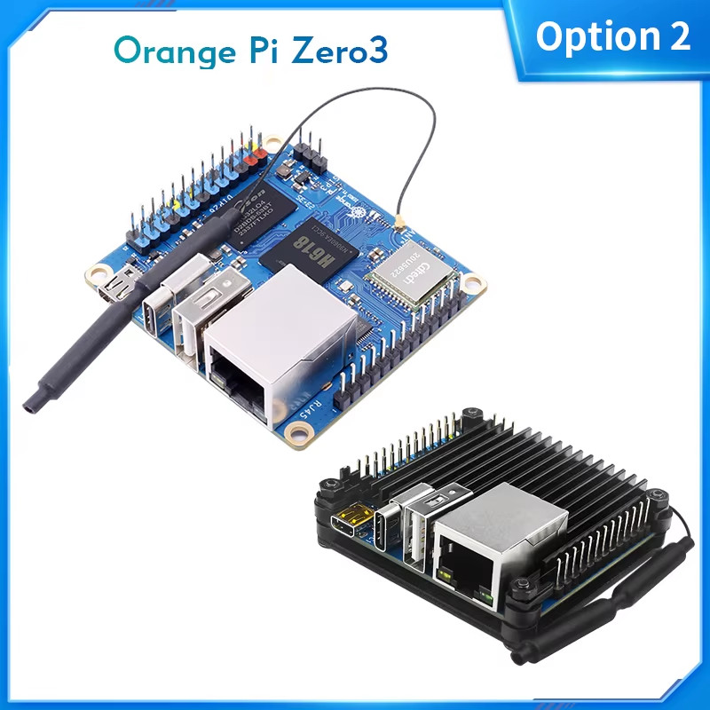 Orange Pi Zero 3 4GB RAM Allwinner H618 WiFi5 + BT 5.0 LPDDR4 16MB SPI Flash Opt
