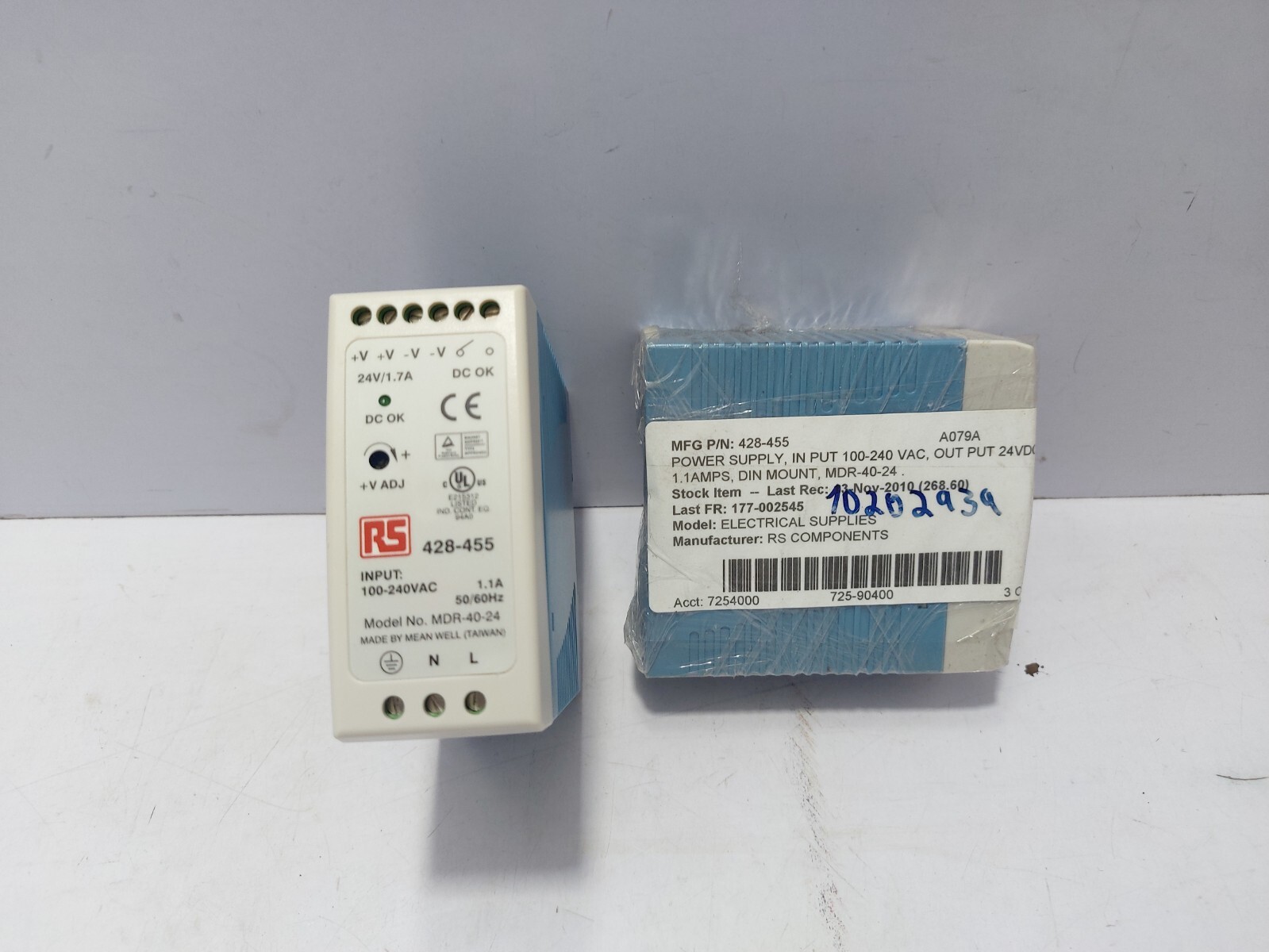 Mean Well MDR-40-24 Power Supply RS 428-455