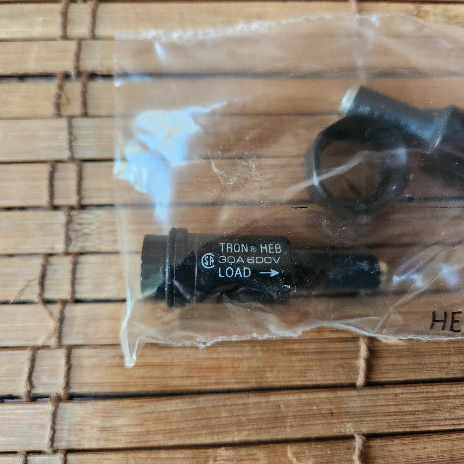 BUSSMAN TRON In-the-Line WATERPROOF FUSEHOLDER 30 AMP 600 VOLTS HEB-BB