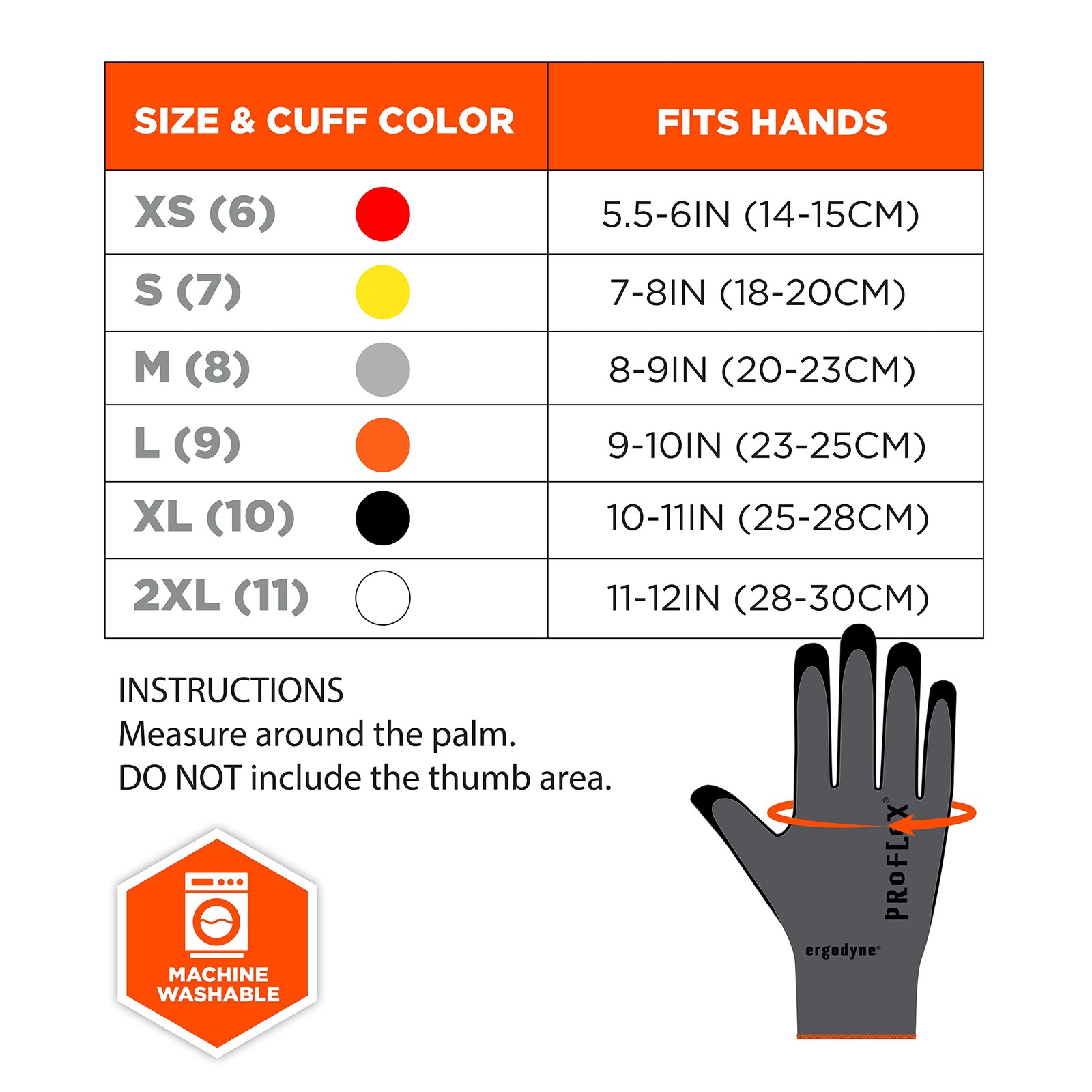 ProFlex 7000 Nitrile Coated Work Gloves, Foam Nitrile Palms for Flexible No S…