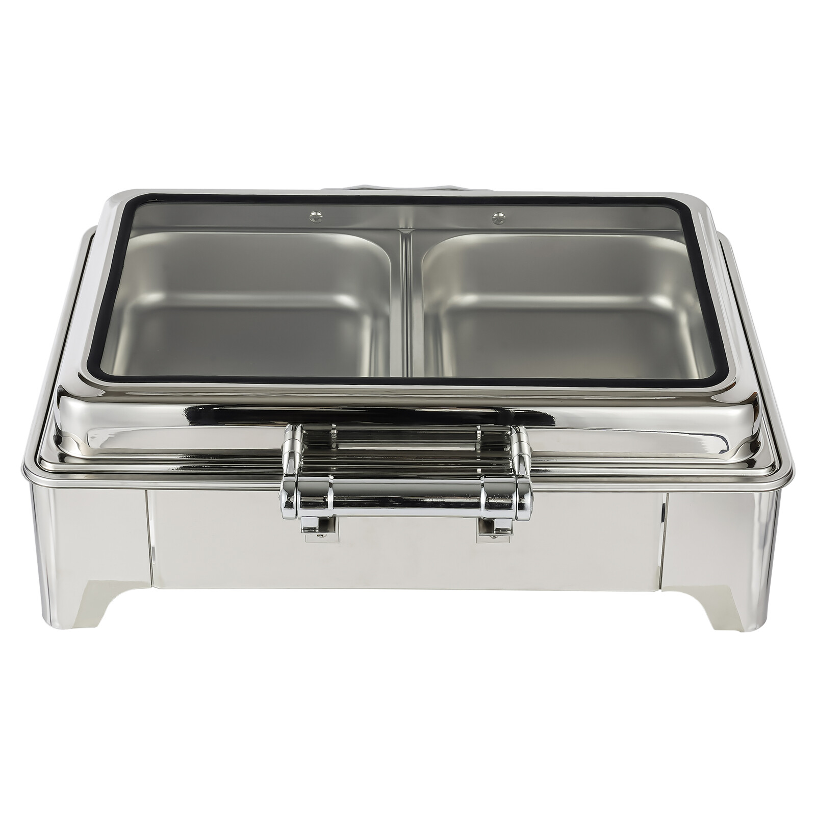 400W Electric Chafing Dish Buffet Catering Server Stainless Steel Food Warmer