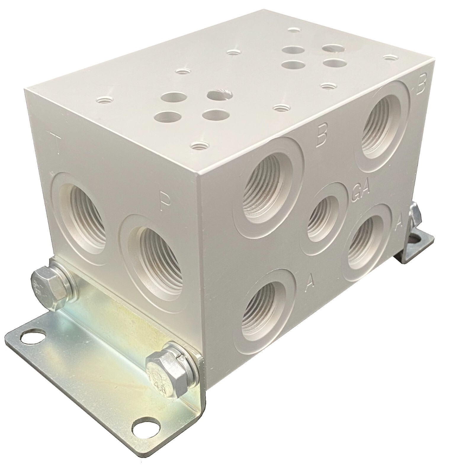 Hydraulic Valve Parallel Manifold Alum. D03 NG6 Cetop 3 pattern 1-5 Station MPA6