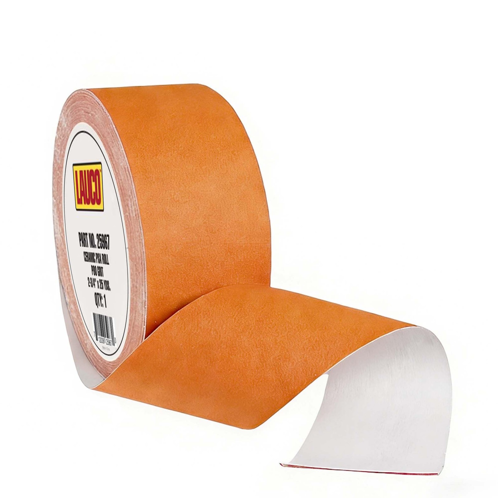 LAUCO Premium 320 Grit Ceramic Grain PSA Self-Adhesive Sanding Roll Each 2.75″