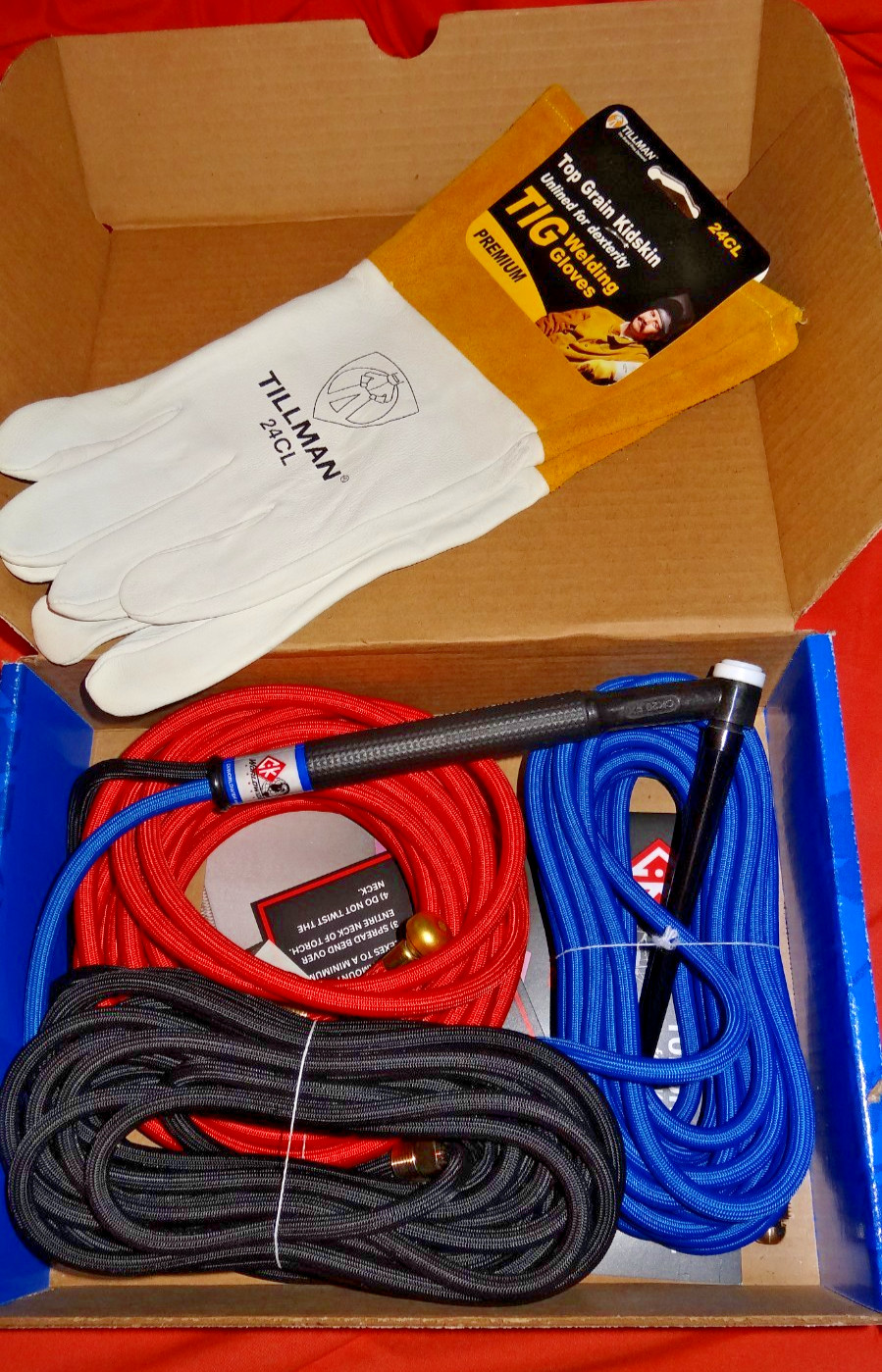 CK20 Water Cooled TIG Torch Kit Flex 250A 25′ 3-Pc Super-Flex CK20-25SF FX locUP
