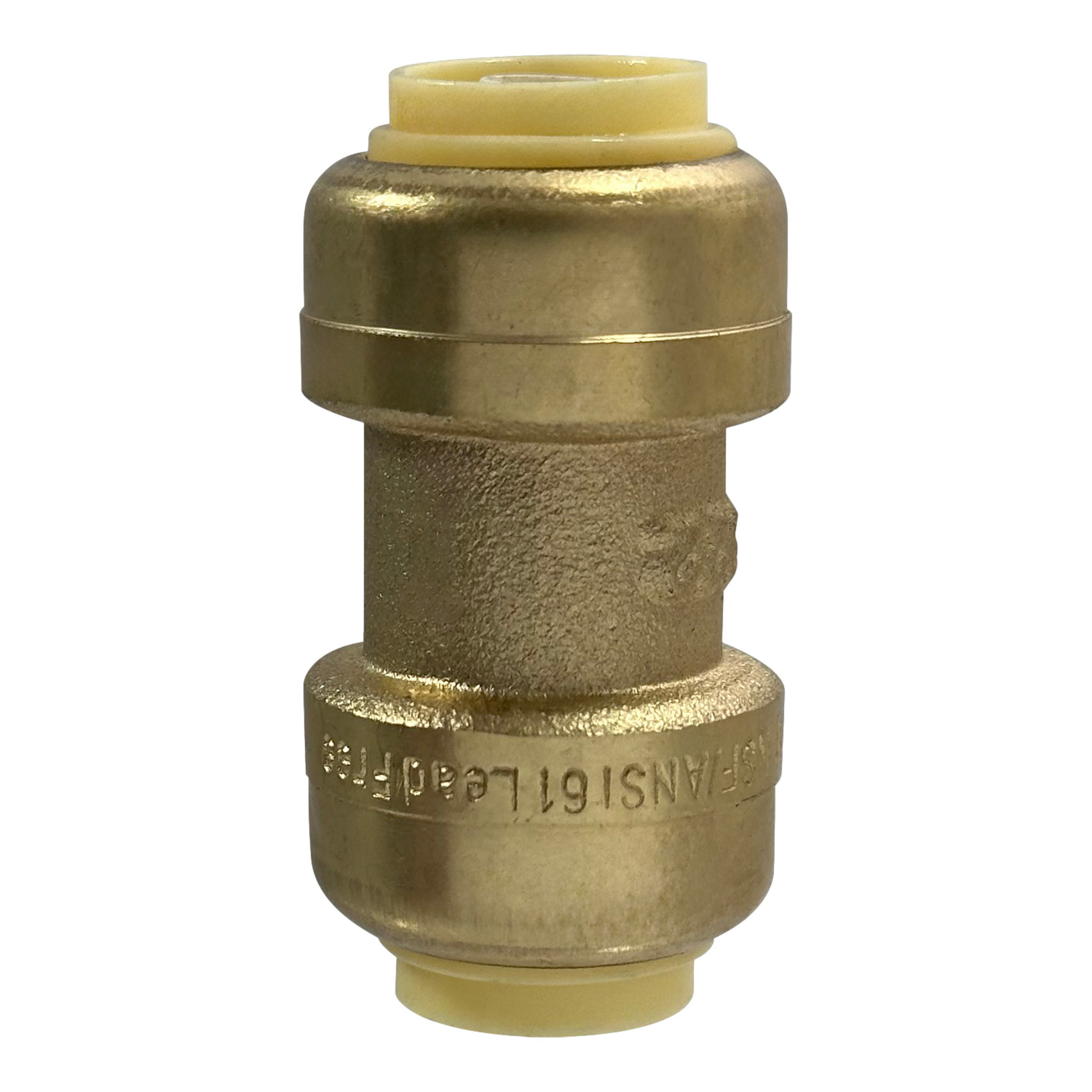 5 PIECES 3/8″ X 3/8″ PUSH FIT COUPLING – LEAD FREE BRASS
