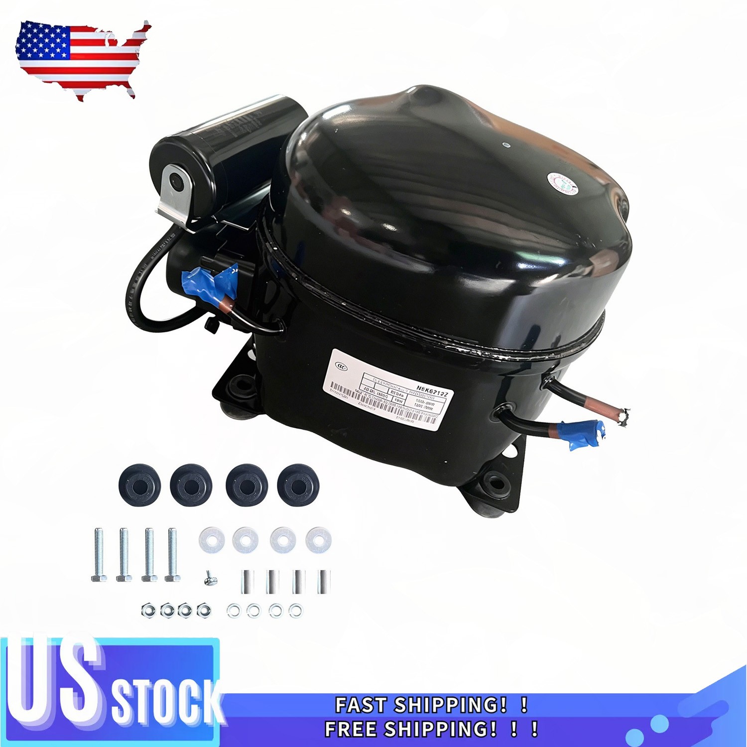 Compressor NEK6212Z For Embraco Refrigerator Compressor 115V-60Hz 110V-50Hz R314