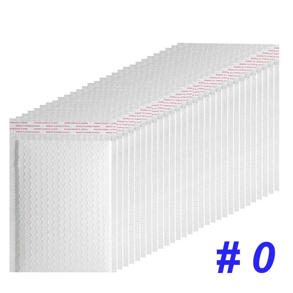 #0 Poly Bubble Lined Padded Mailers Shipping Envelopes Bags 6×10 (6×9″ Useable)