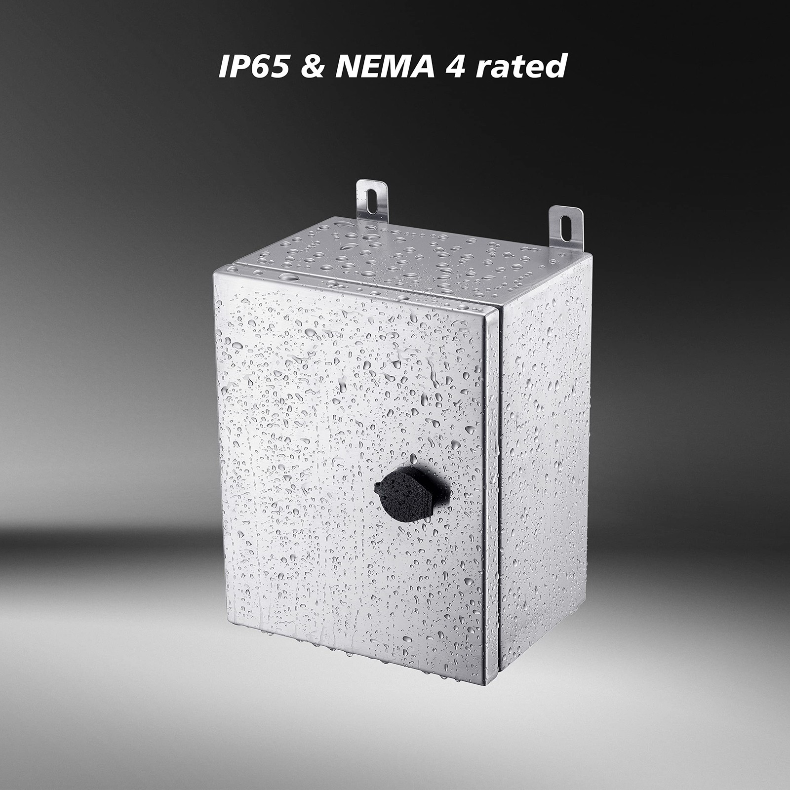 IP65 Weatherproof Stainless Steel Box 10″ x 8″ x 6″ – Wall-Mounted Enclosure