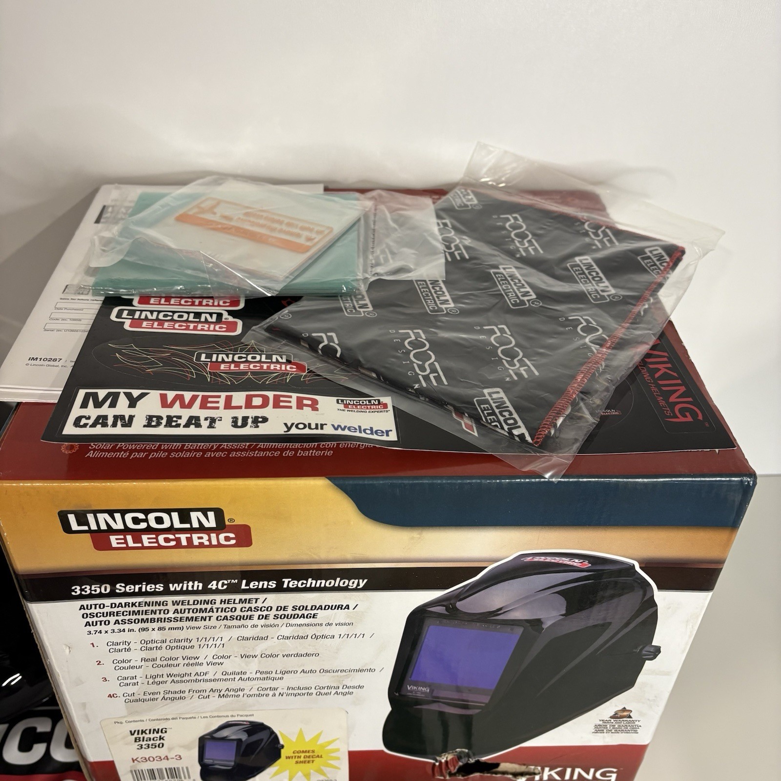 Lincoln Welding Viking Black 3350 SHELL ONLY
