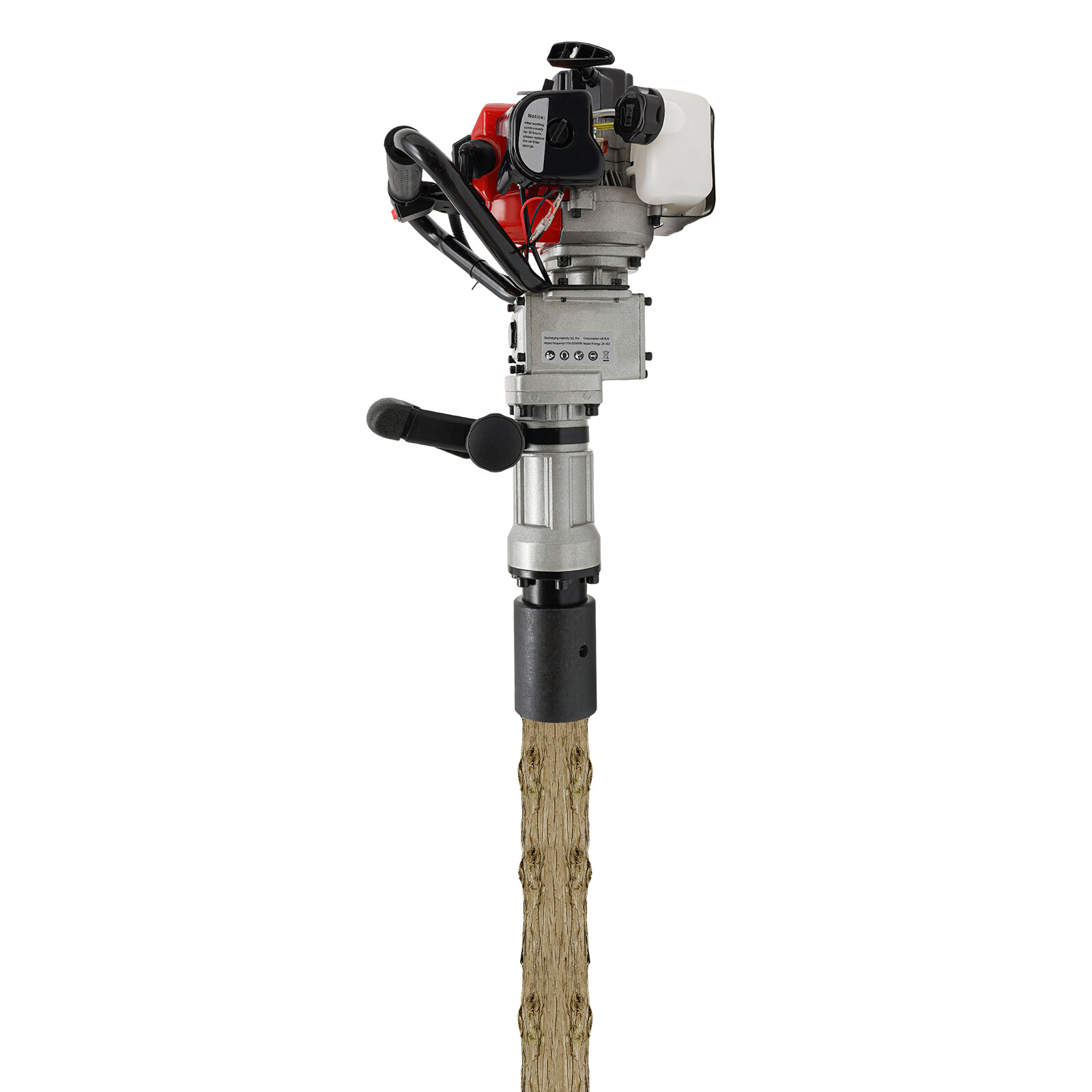 2Stroke 32.7cc Gas Power T Post Driver & Demolition Concrete Breaker Jack Hammer