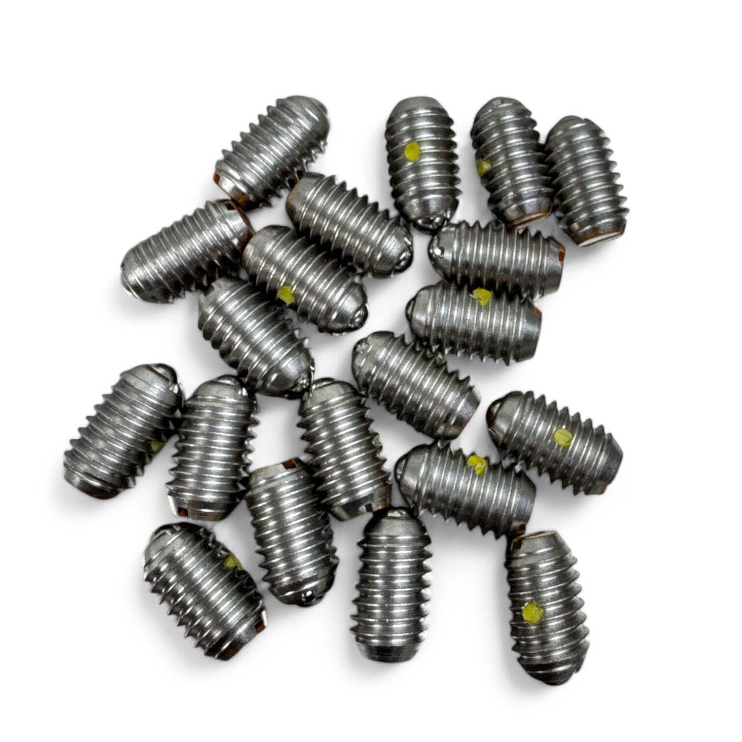 20 Pcs McMaster-Carr 3408A6 Slotted Spring Plungers – 3/8″-16 Thread, 6–21 lb Fo