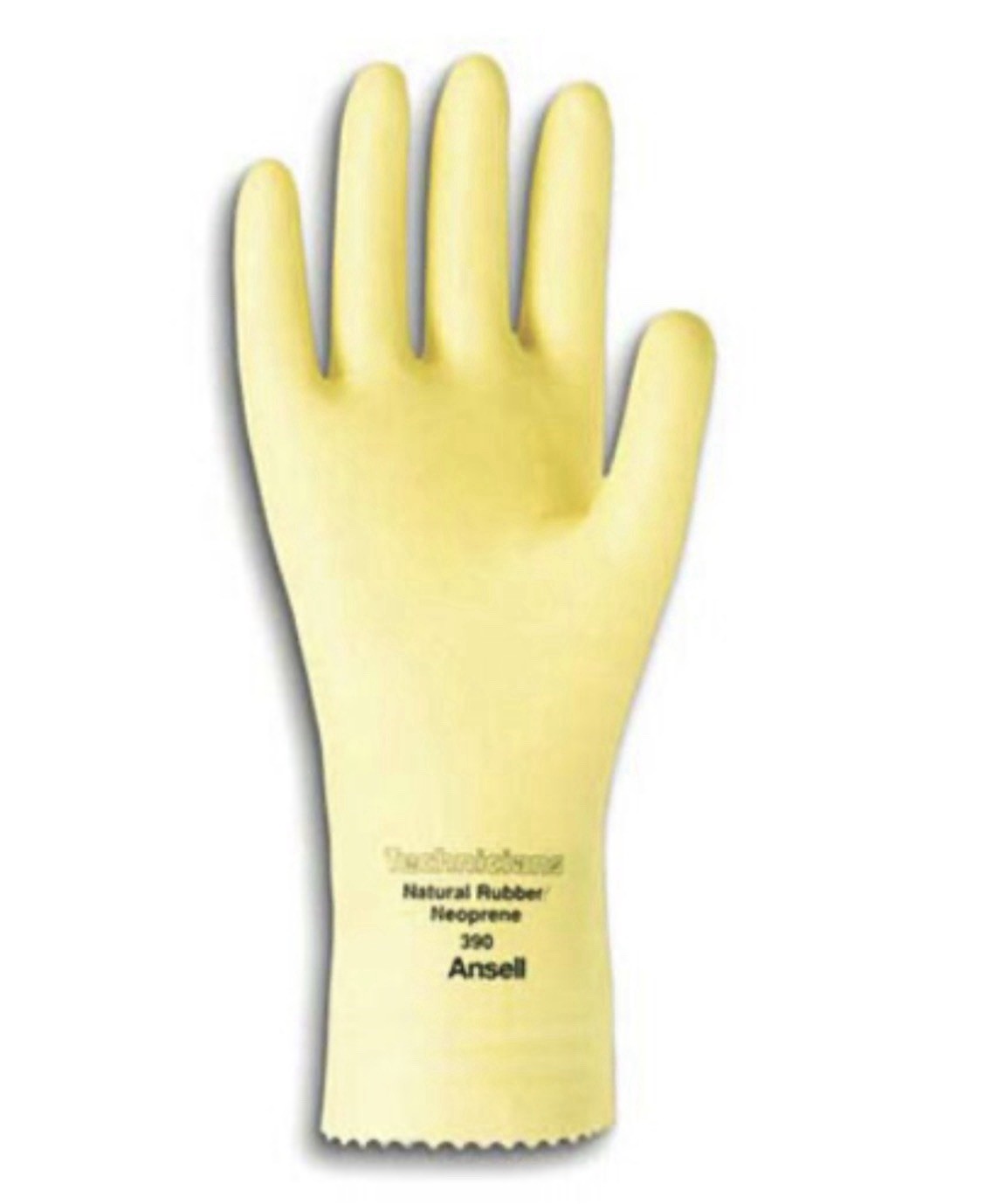 12 Pair Ansell 88-390T Technicians Latex/Neoprene Gloves