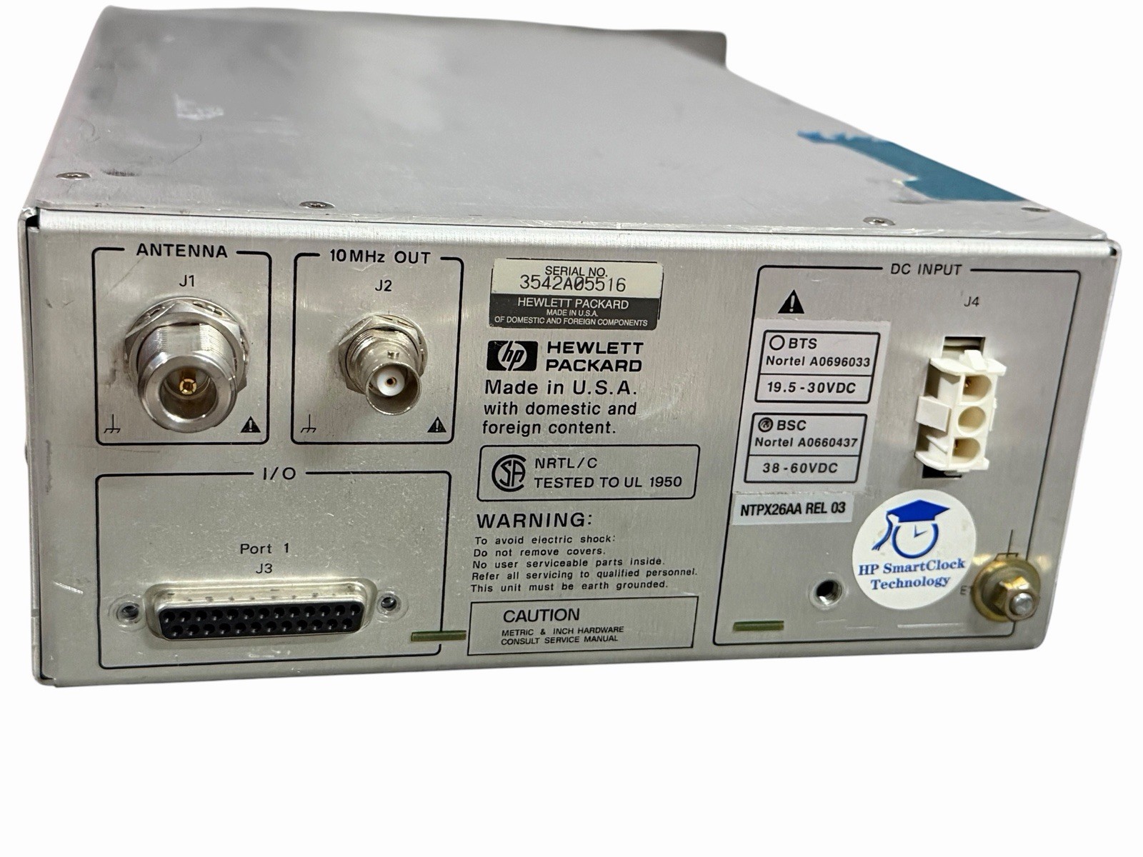 HP Z3801A GPS Time And Frequency Reference standard