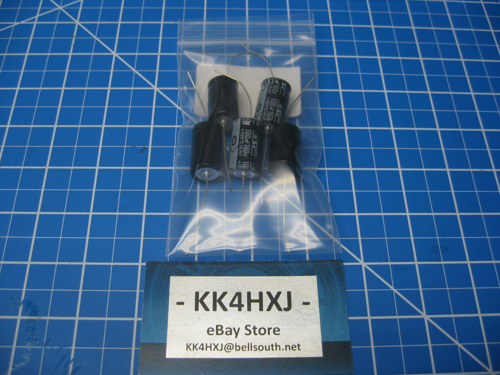 SC – GHA Series – Axial Electrolytic Capacitors – 160v 100uF – 5 Pieces