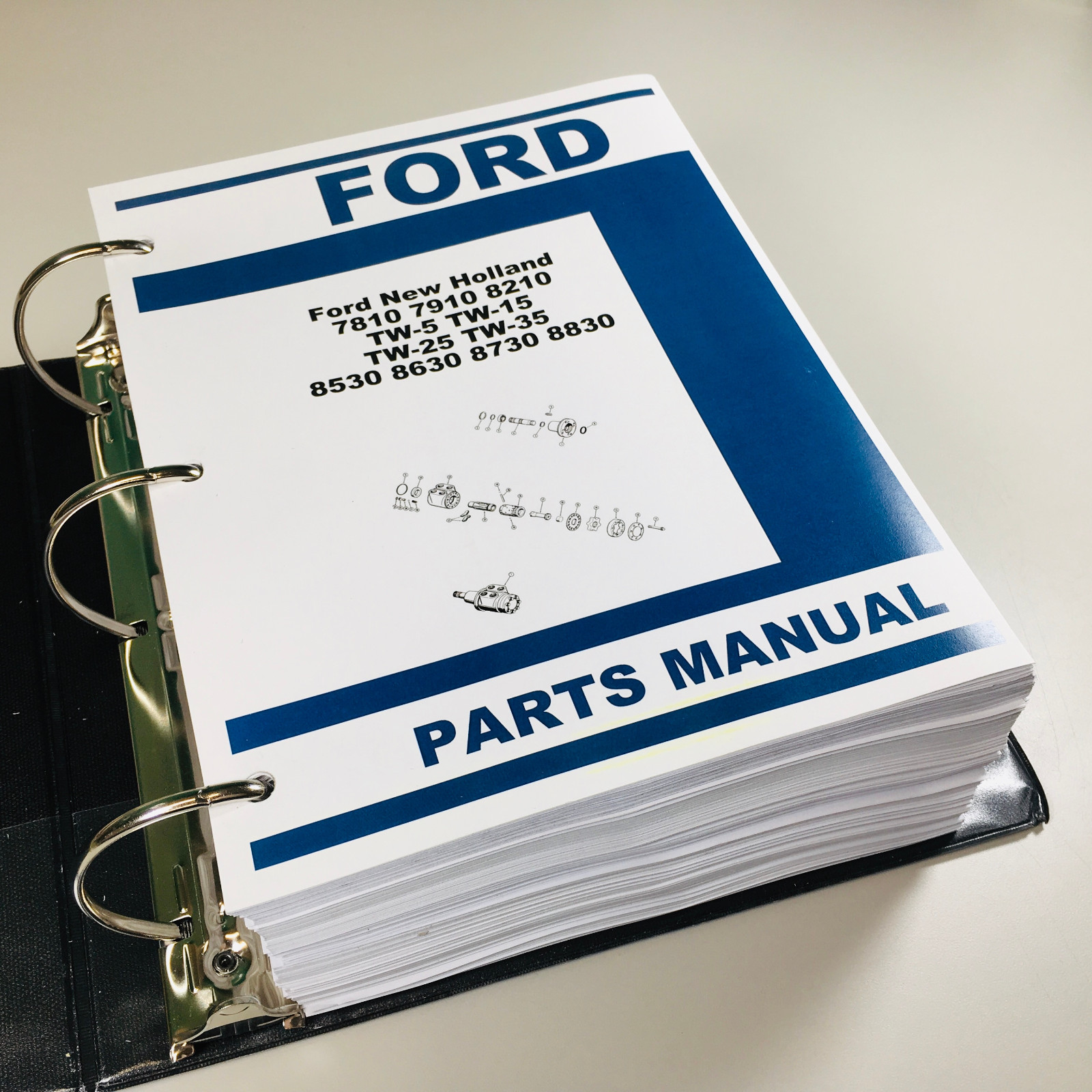 Ford 7810 7910 8210 8530 8630 8730 8830 Tractor Parts Manual Catalog Assembly