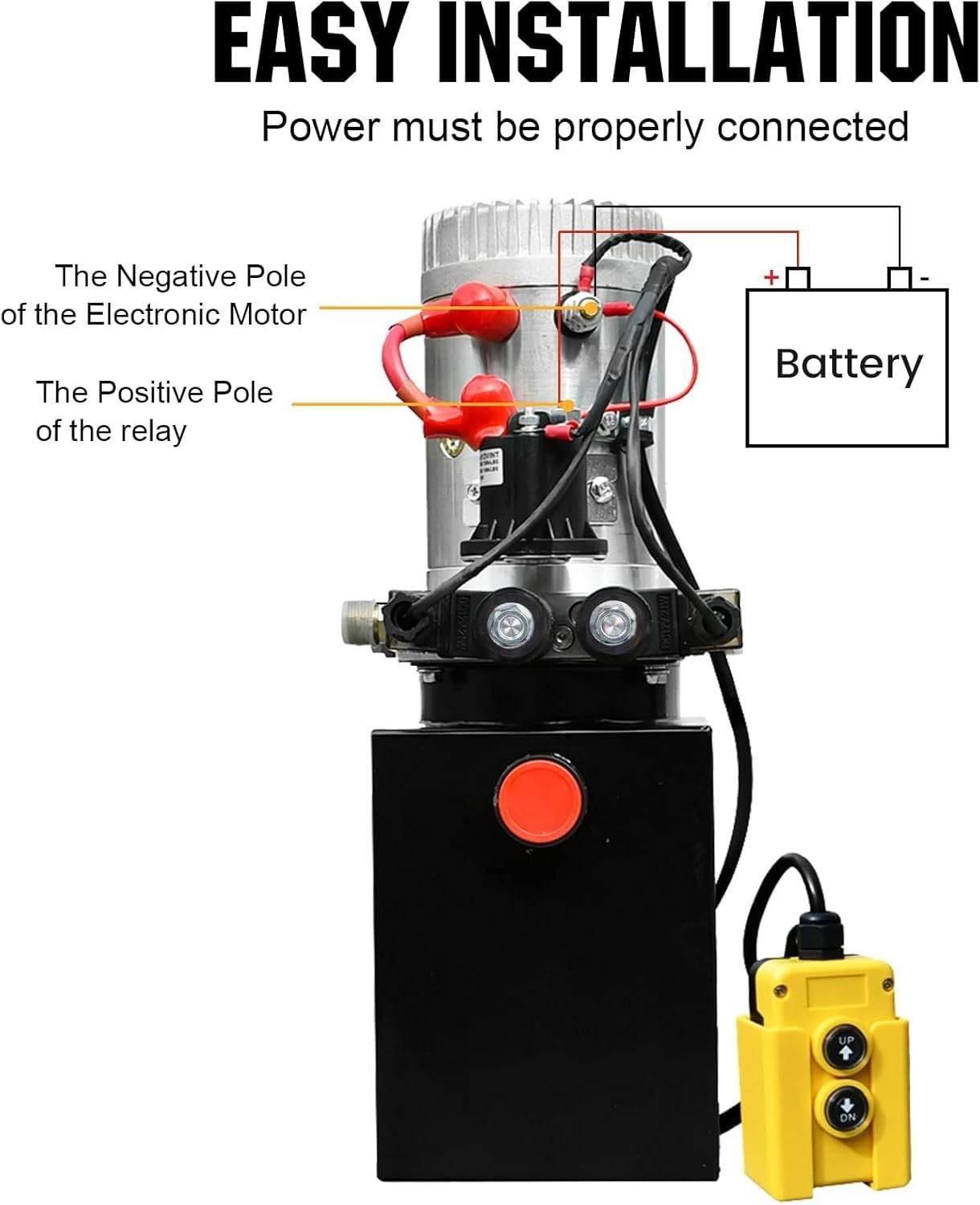 Durable Stainless Steel Electric Hydraulic Pump for Heavy Loads – 5 Ton Capacity