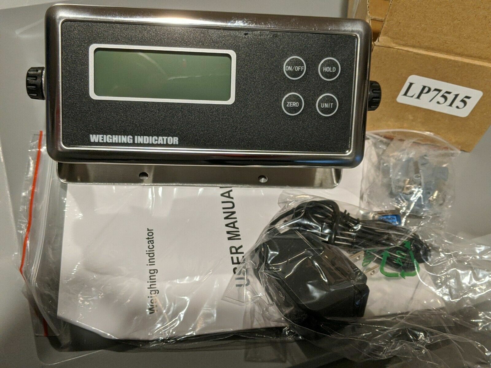 Locosc Precision LP7515, LCD Scale Indicator Display 5 Prong With Power Cable