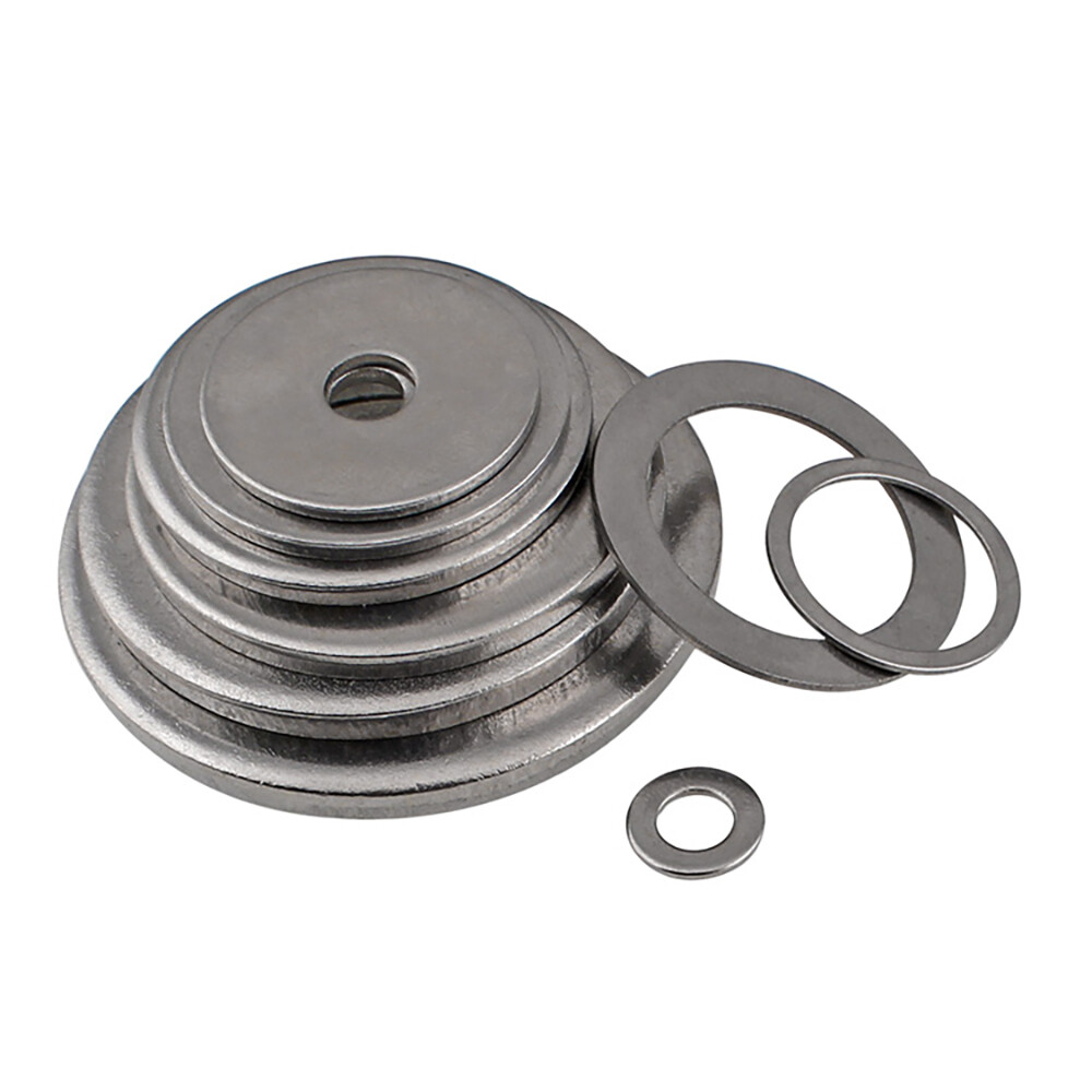 Flat Plain Washers A2 Stainless Steel M1.6 M2 M2.5 M3 M4 M5 M6 M8 Gasket DIN 125