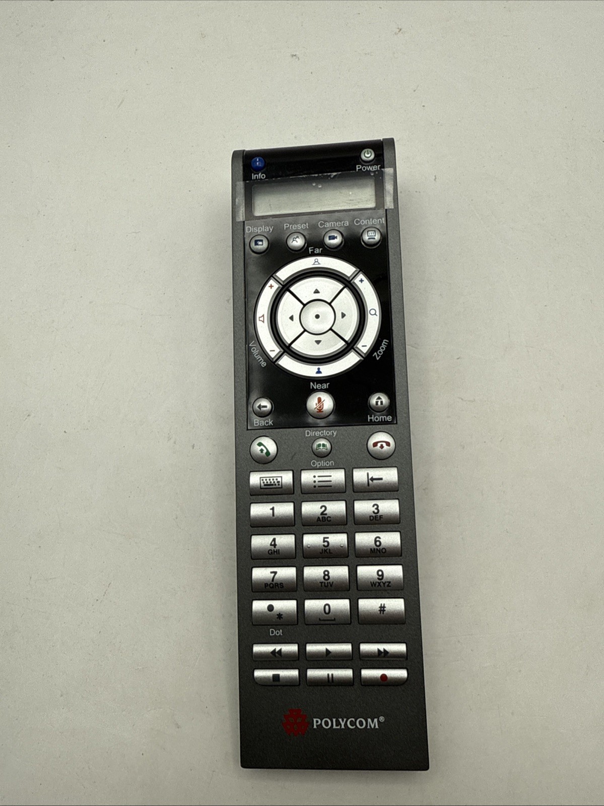 Polycom HDX Series Video Conference Remote Control 71 -0760-03000