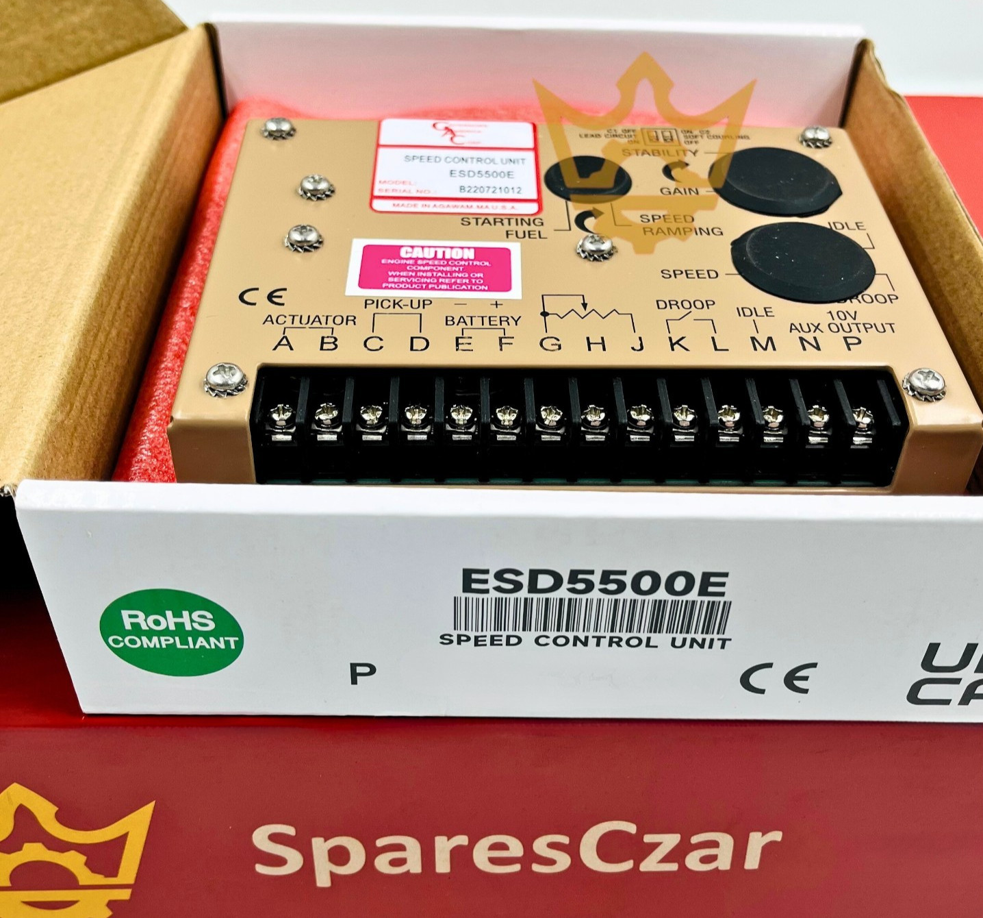 GAC ESD5500E Speed Control Unit, For Generator / Genset