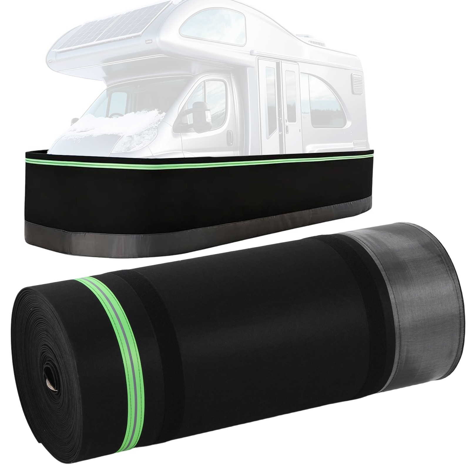 Thick Mobile House Skirting 39.37ft Heightx85.3ft Length for Garden Outdoor Yard
