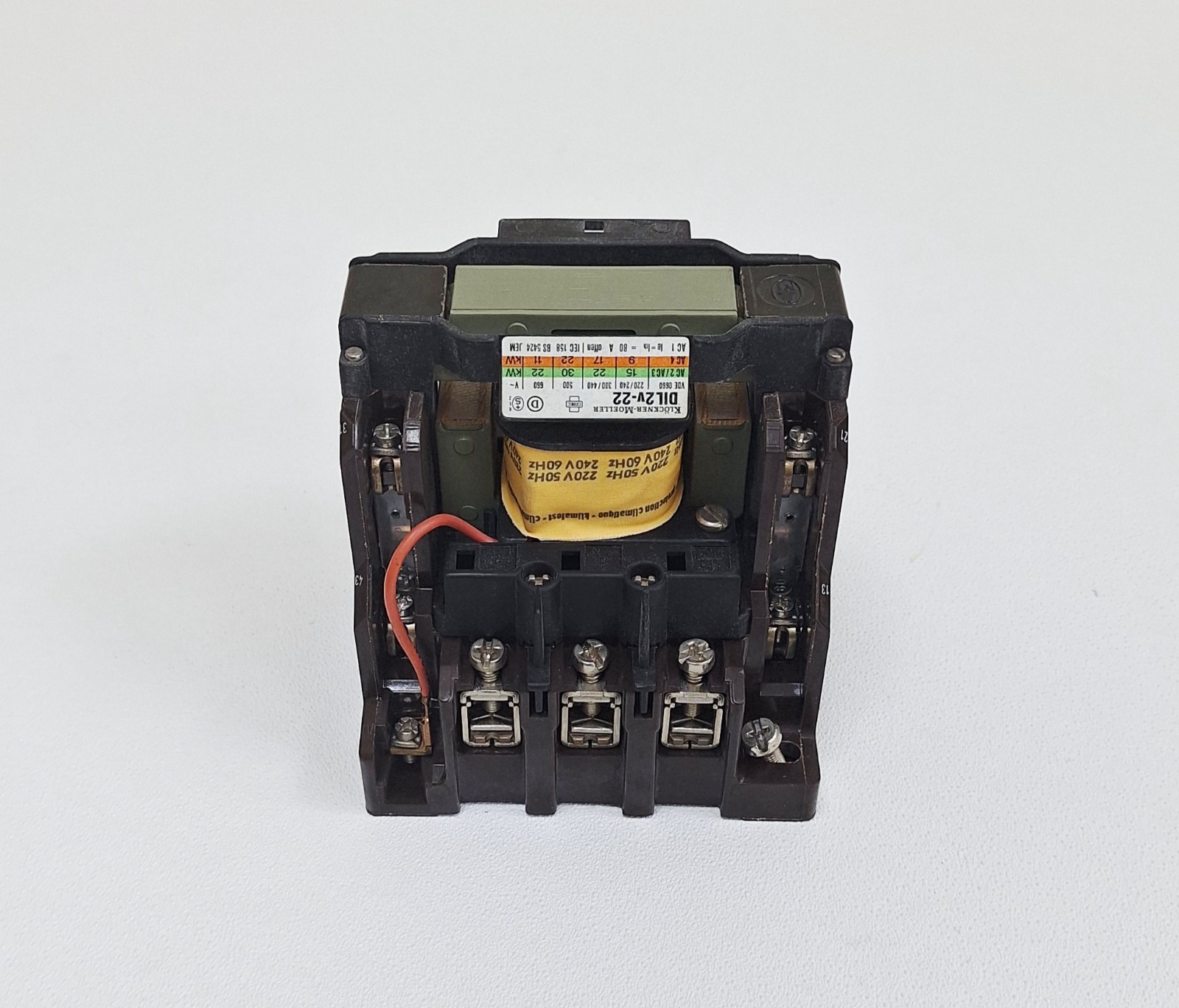 Klockner-Moeller DIL2v-22 Contactor 220/240V 50/60Hz