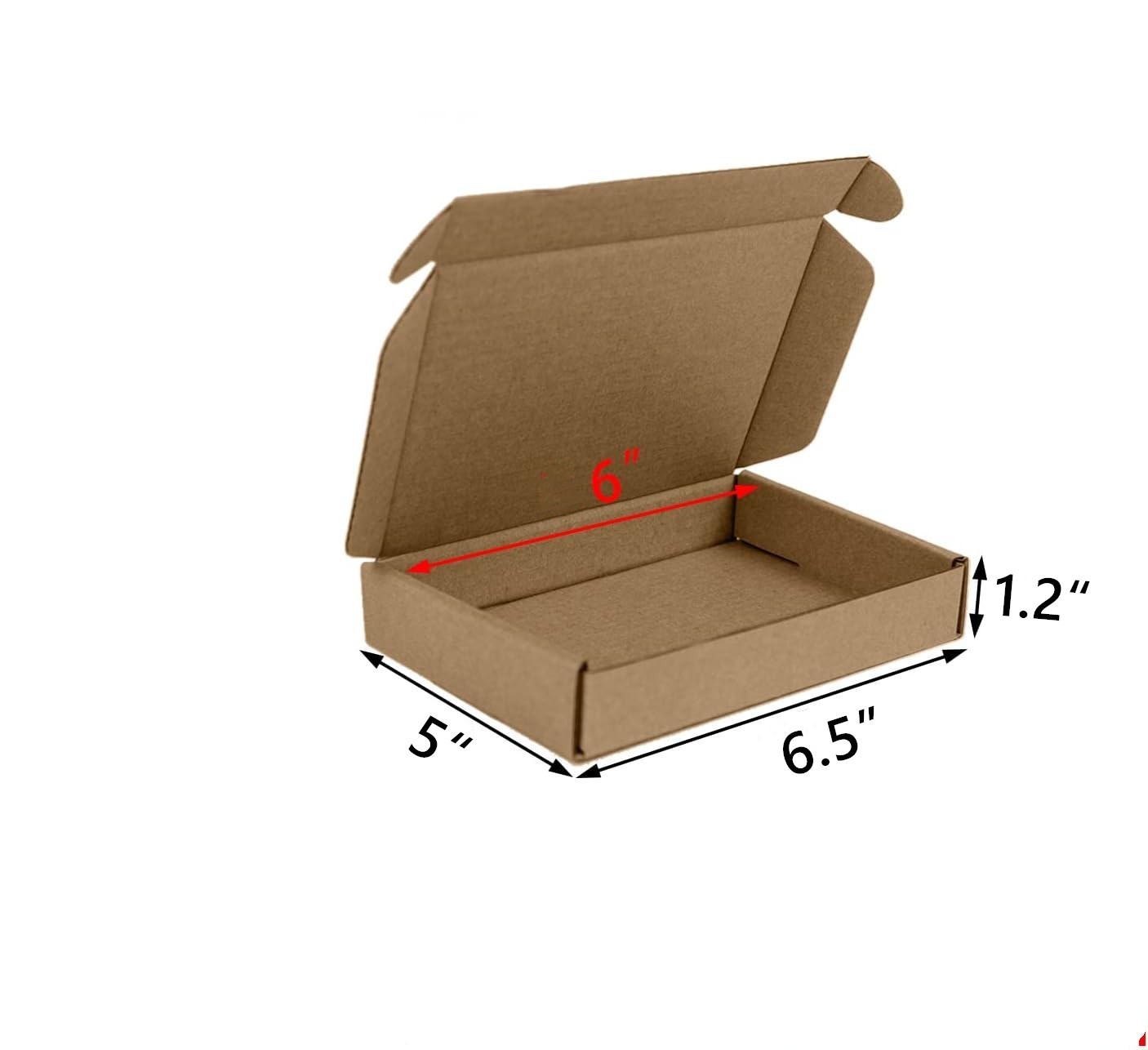 6x6x2 Inches Shipping Boxes Brown Corrugated Cardboard Boxes