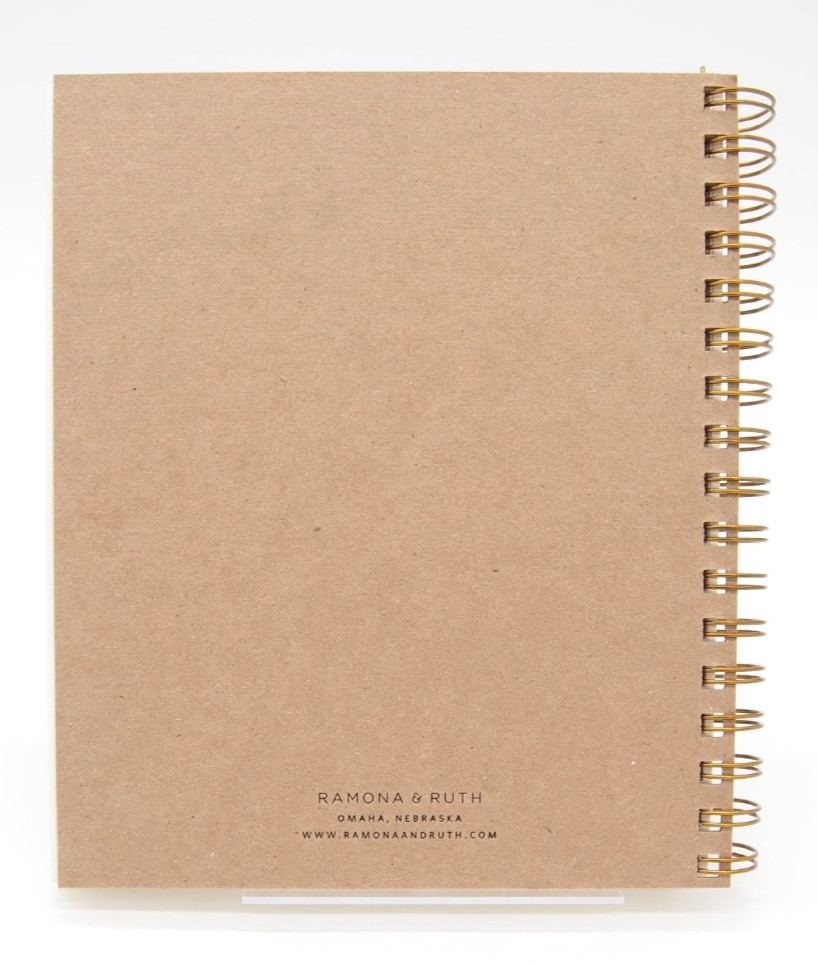 (A) Ramona & Ruth QUARTERLY OVERVIEW PLANNER Undated 3-month Journal Blue New