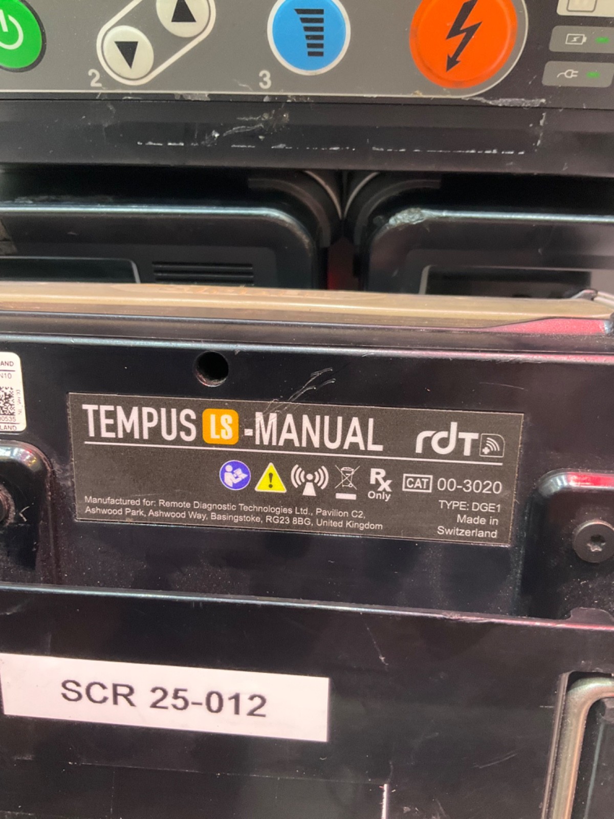 RDT Philips TEMPUS LS MANUAL DGE1 , 00-3020 (No Battery)
