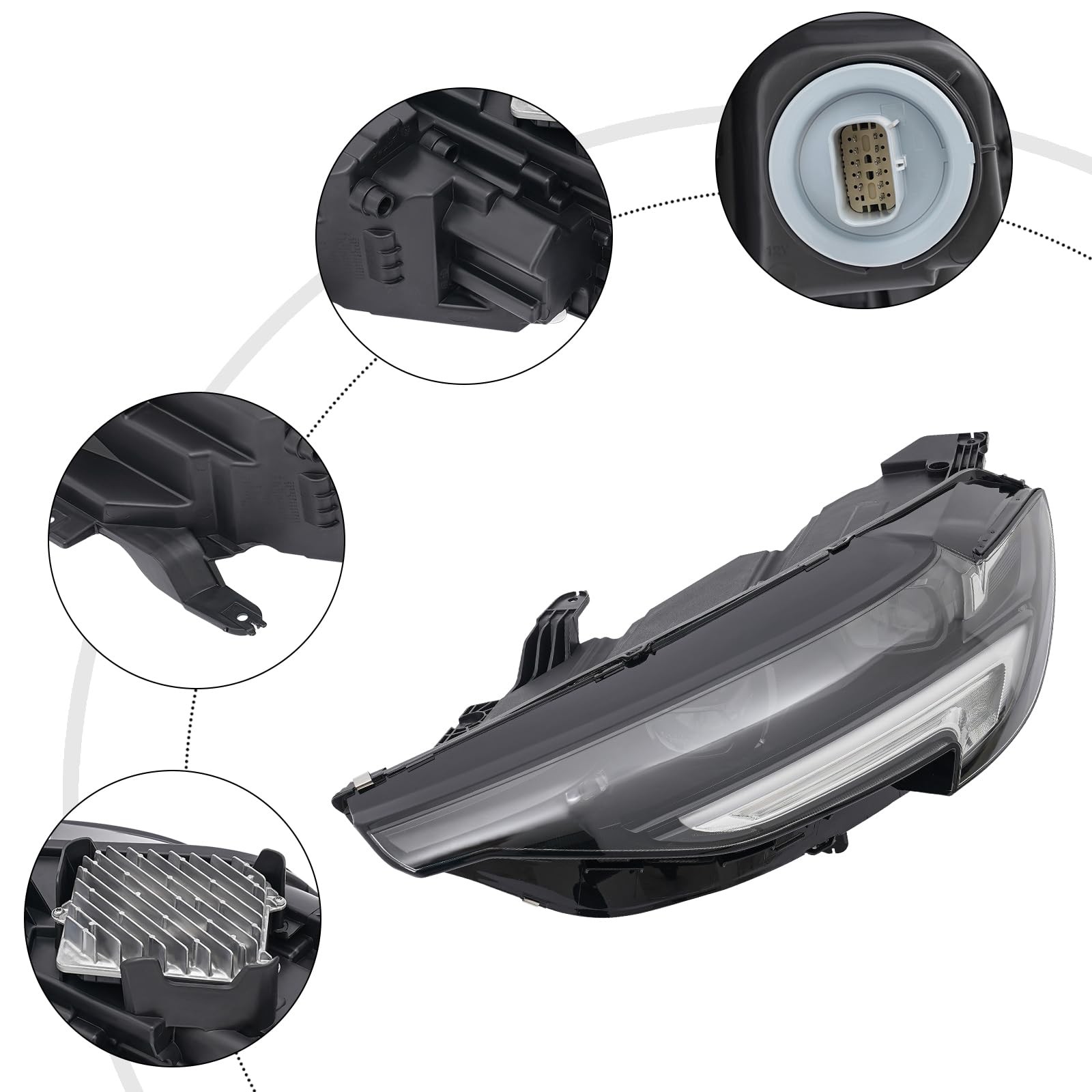 LED Headlight 2021-2023 Buick Envision Left Driver Side 85115821 85115822