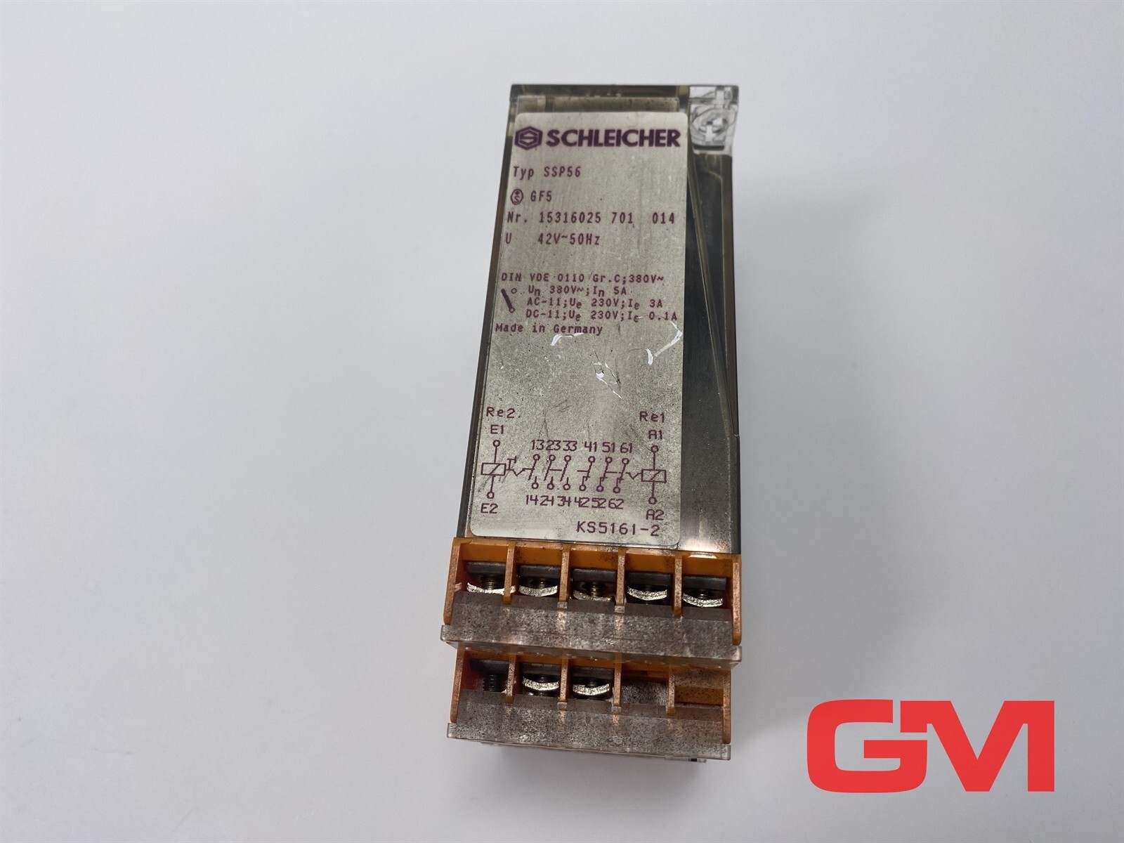 Schleicher Safety Switch Relay SSP 56 42V 50Hz 15316025
