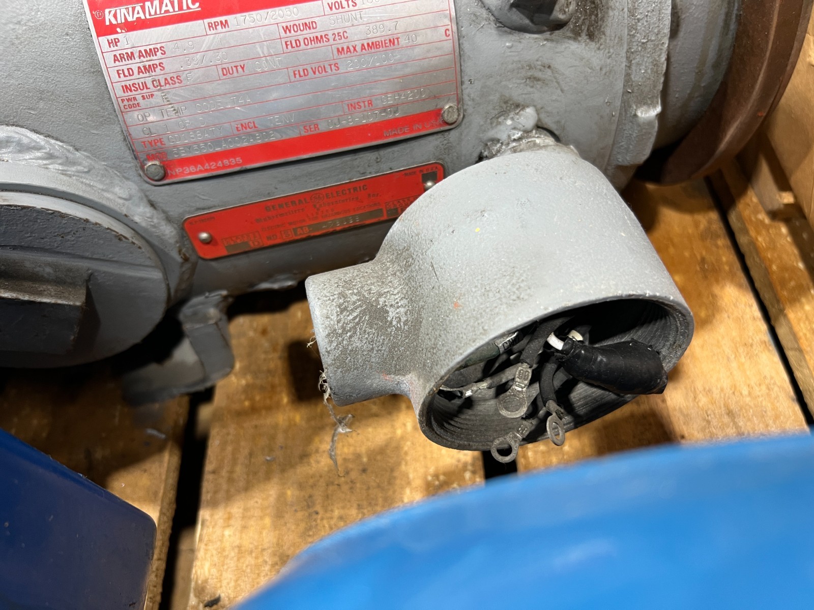 👀GE KINAMATIC GD188ATY 1 HP DIRECT CURRENT 180 VDC MOTOR 5BY550LA002A802