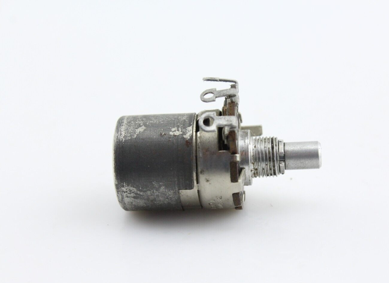 Vintage 1955 Stackpole 1M Ohm Audio Taper Potentiometer Switched RF Shield Cup