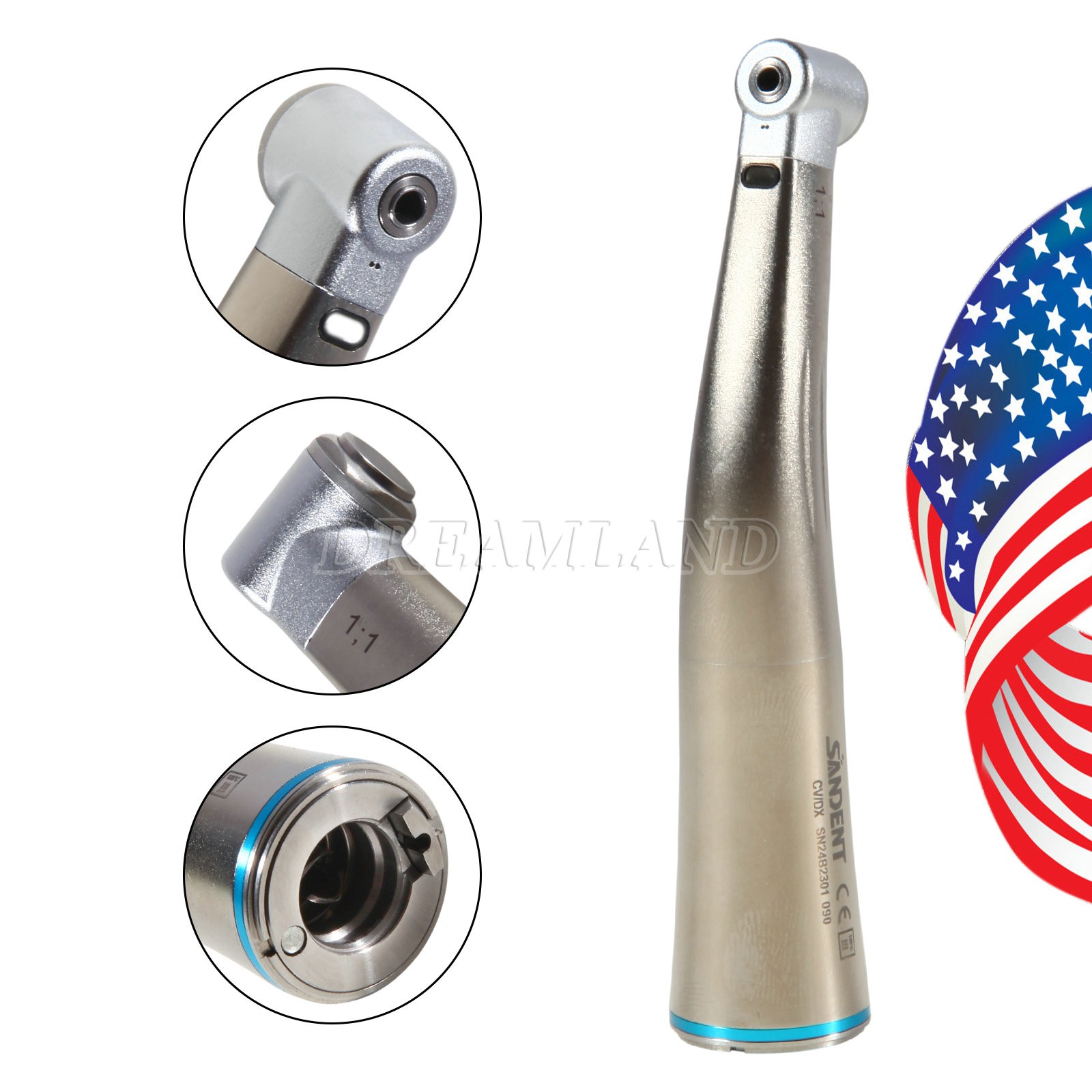 8:1 Endo Handpiece 1:5 Electric 1:1 Contra Angle LED /No-LED For NSK usa Dental