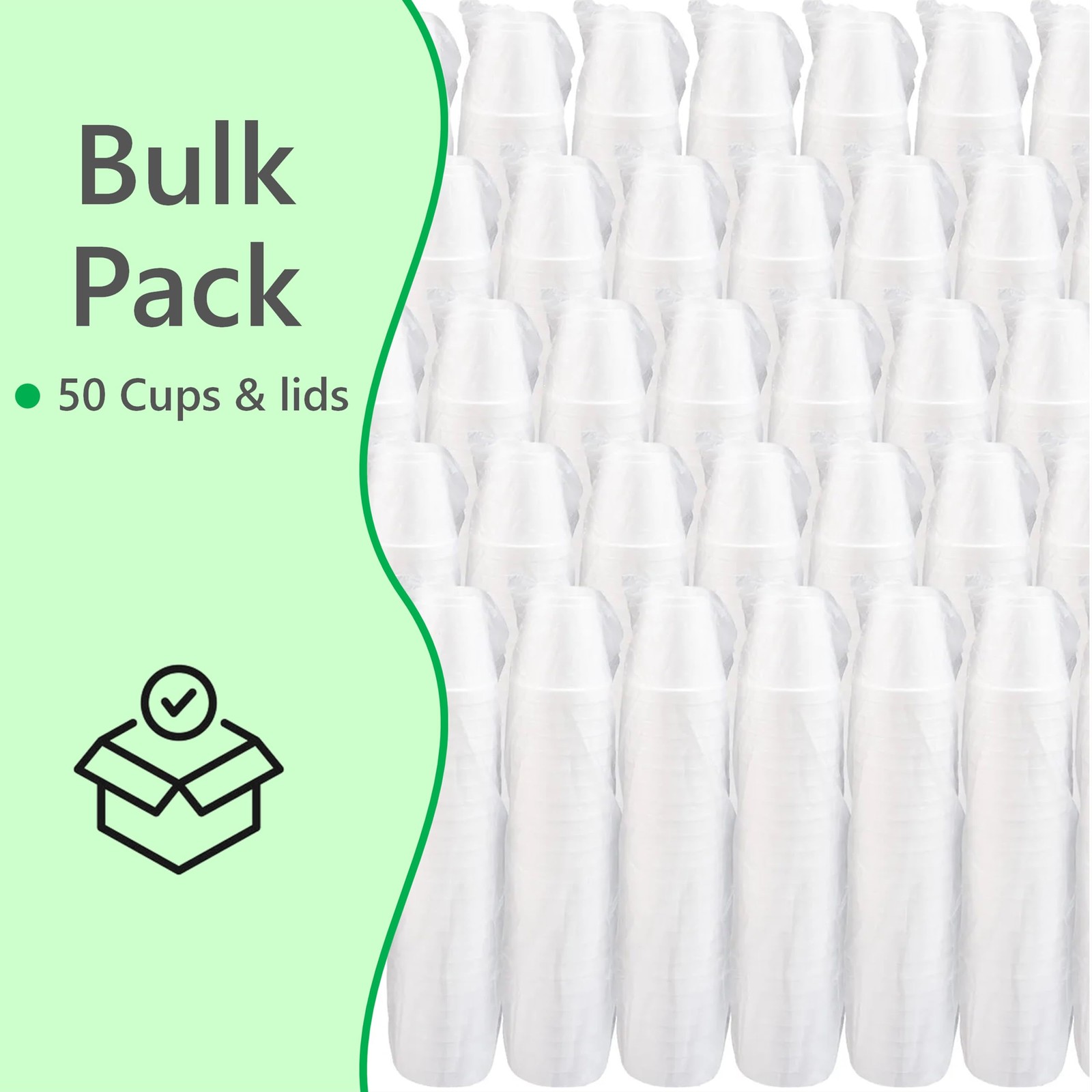 12 OZ Foam Cups for Hot & Cold Drinks Styrofoam Coffee Cup Disposable Drinkware