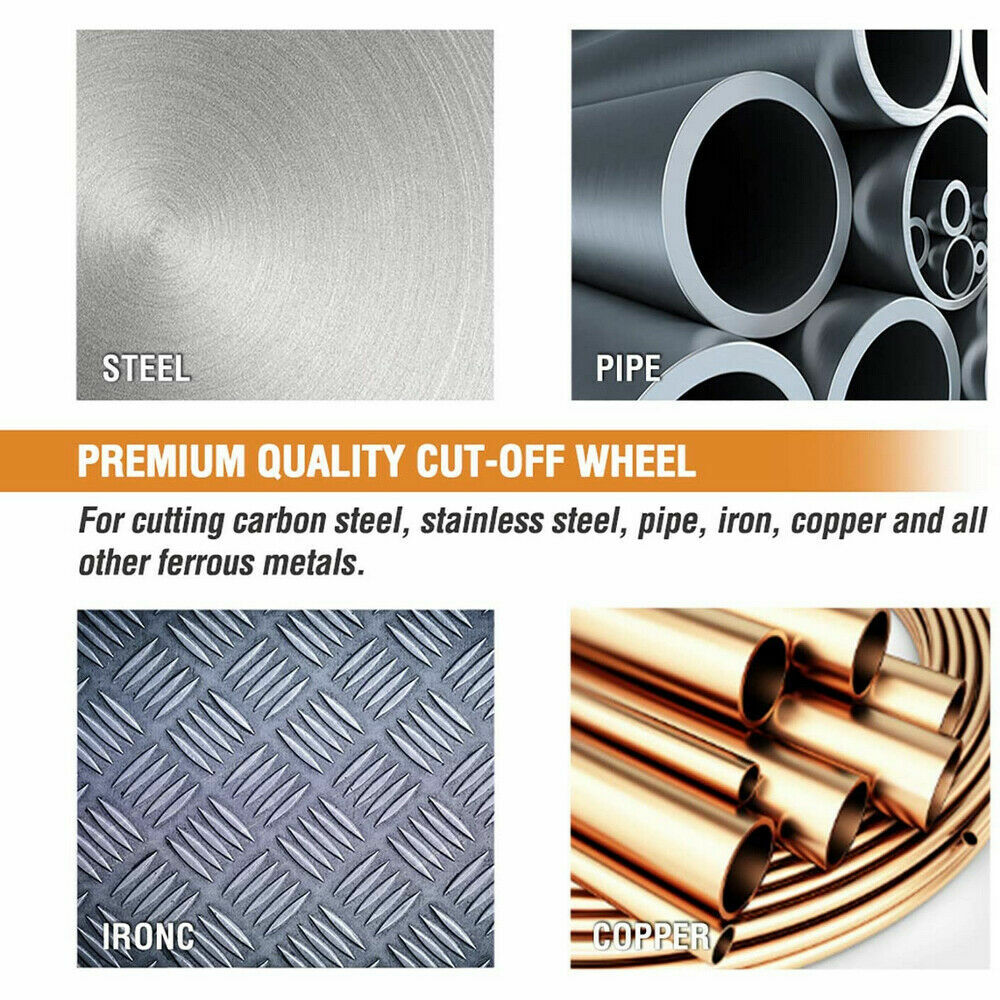 500 Pcs 4-1/2″ x 1/16″ x 7/8″ Cut-off Wheels Cutting Discs Stainless Steel Metal