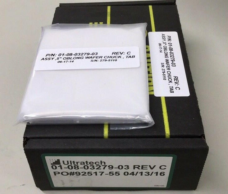 Ultratech 01-08-03279-03 Oblong Wafer Chuck 5″ Assembly Rev C 01080327903