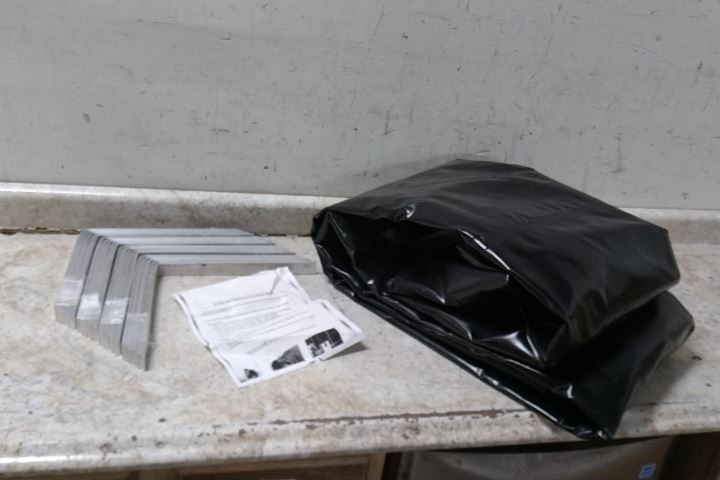 Ultratech 8252 10 x 10 Ft 748 Gal Spill Cap Black Economy Model Berm