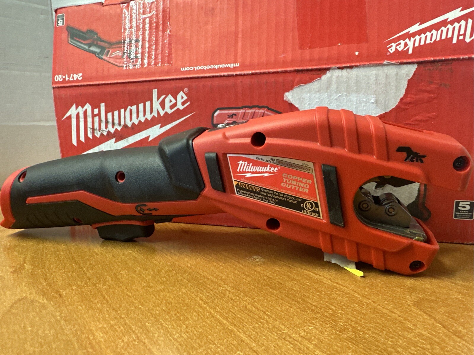 Milwaukee Tool 2471-20 M12 Cordless Copper Tubing Cutter (Tool Only)