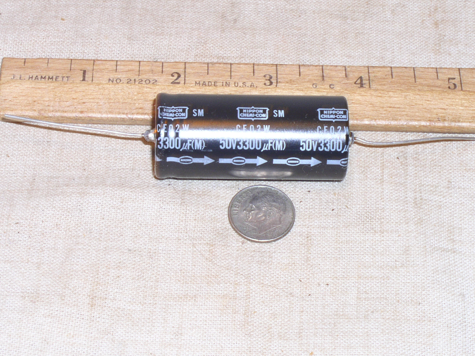 1 NEW CHEMICON SM 3300UF/50V 3300 MFD 50 V AXIAL ELECTROLYTIC CAPACITOR 85*C USA