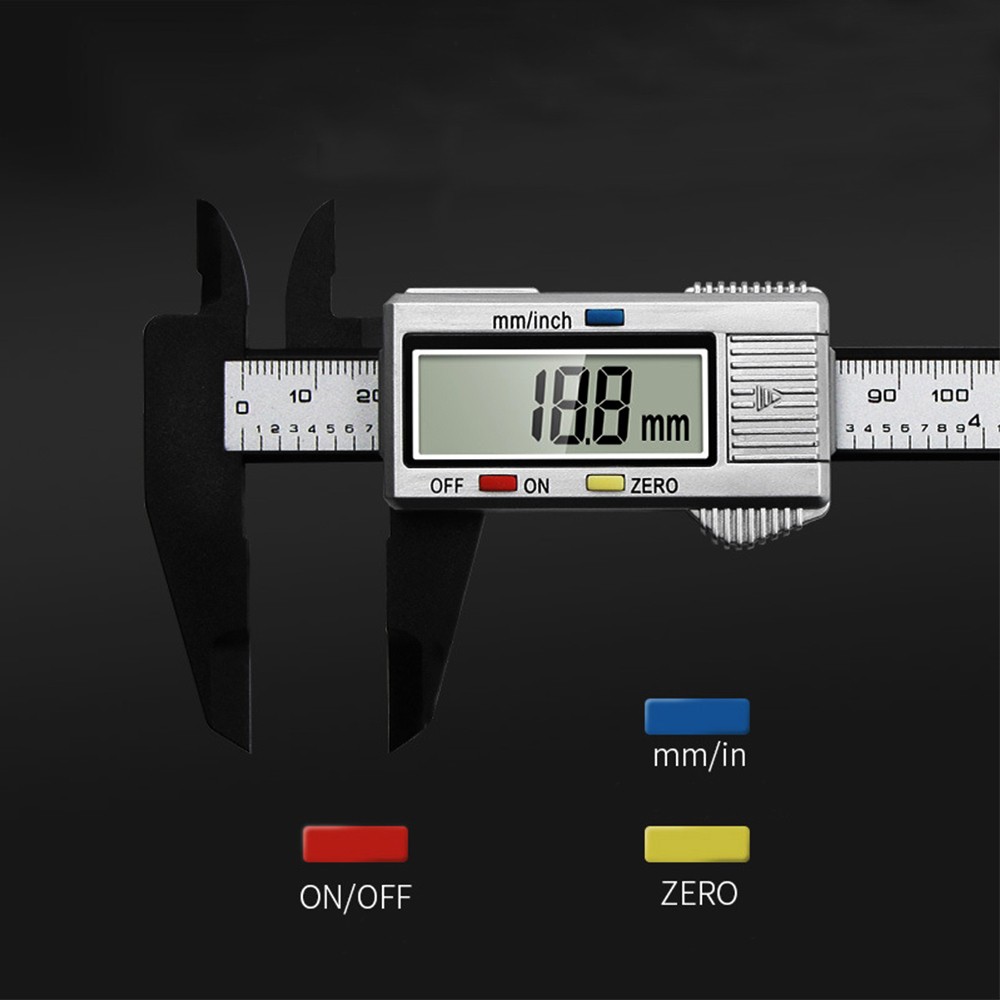6 inch 150mm Vernier Caliper Digital Caliper Measuring mm/inch Tools