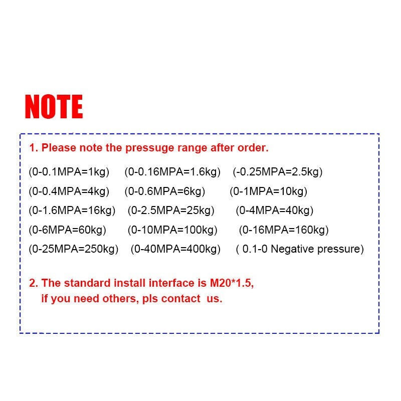 105dB High/Low Air Pressure Alarm Water Oil Pressure Sound Light Alarm 24V/220V