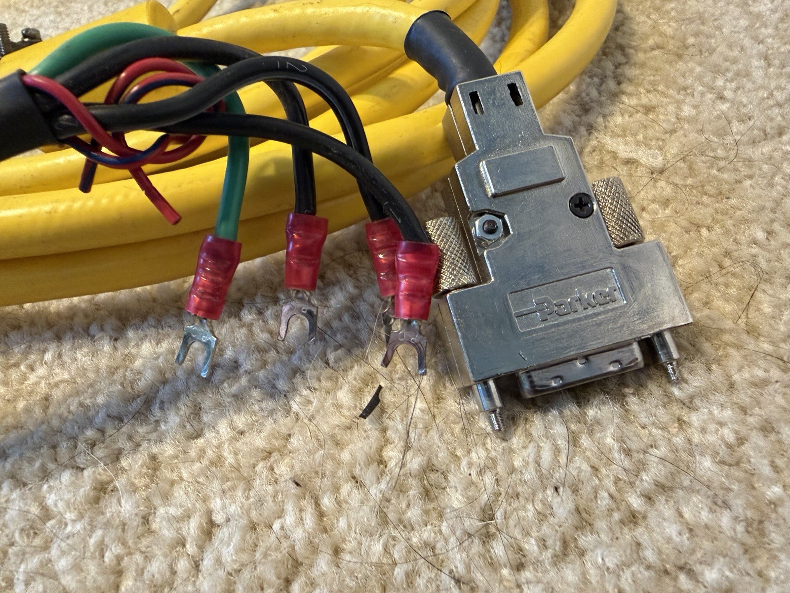 Parker servo motor control cables. Used, Excellent.