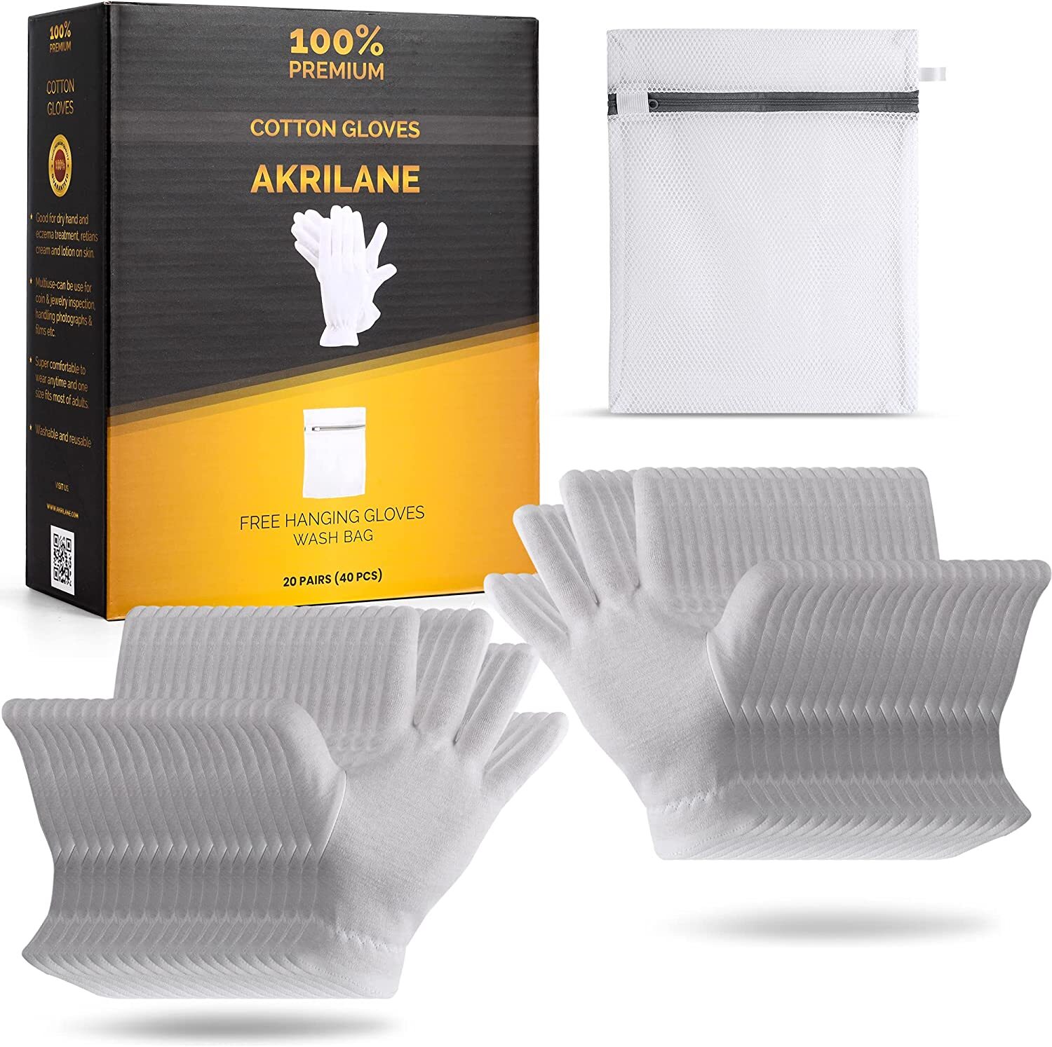 Cotton Gloves For Dry Hands Moisturizing Overnight Eczema Treatment Skin Spa